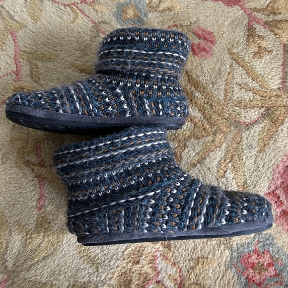 FatFace Matthew Knit Slipper Boots – Size 40–41 – Gray – EUC - Picture 3 of 8